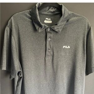 Fila Men's Charcoal Polo Shirt